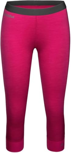 Schöffel Damen Merino Sport Pants short W, temperaturregulierende lange Unterhose, atmungsaktive Thermo Leggings in 3/4 Länge