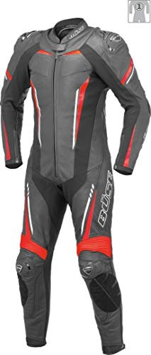 Büse Imola Tuta in pelle moto di One Piece Nero/Rosso