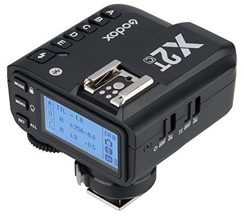 Godox X2T-C Déclencheur de Flash pour Appareil Photo Canon, LCD Écran 2.4G sans Fil Trigger Transmetteur Compatible avec Caméra Canon Godox V1-C/AD200Pro/AD300Pro/AD400Pro etc