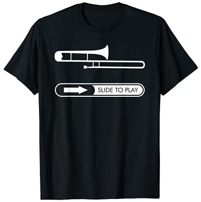 Musik Jazz Musikinstrument Posaune T-Shirt