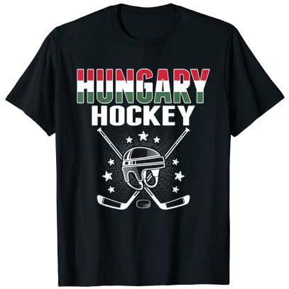 Ungarn Eishockey Fans Trikot Stütze ungarische Hockey Team T-Shirt