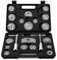 TRESKO® Reposicionador de pistones de Freno 22 Piezas para reposicionar el pistón de Freno al Cambiar los Discos, Las Zapatas o Las Pastillas de Freno, Set de Herramientas para vehículos (Negro)