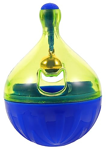 Sosoport Interactive Tumbler Toy for Cats Dogs Food Dispensing Treat Dispenser Engaging Pet Puzzle Toy for Stimulating Playtime Random Colors