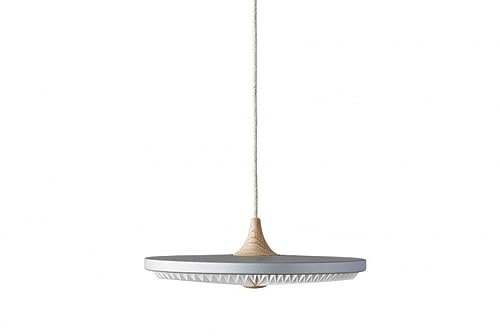 TLTDSMYF Lampe Suspendue, créativité Nordique, Source de lumière LED, luminaire Suspendu, Gris Fer, Noir, Lustre en Forme de Soucoupe Volante, café, Salle à Manger, Chambre à Coucher, luminaires