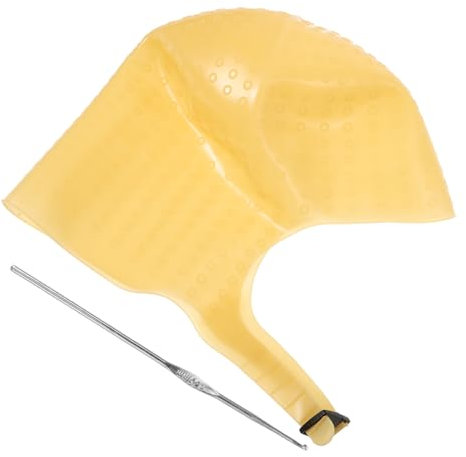 FRCOLOR Cuffie in Silicone Per Tintura Dei Capelli Strumenti Per Colorazione Da Salone Kit Per Mèches Accessori Riutilizzabili Per Tinture Colorate Adatte Per Uso Domestico e Professionale