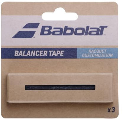 Babolat Schlägerzubehör Balancer Tape 3 * 3 Tennis Bleiband Schwarz