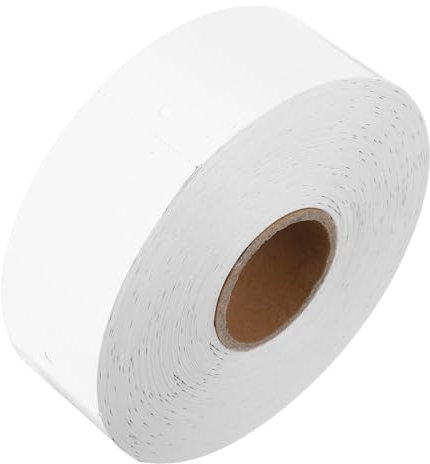 DOITOOL Weiße Kleidungspapier-hangtags Rundecken Blanko Metallbedruckbar Für Diy Bekleidungsetiketten Und Preisschilder Preisschilder Zum Beschriften Und Aufhängen