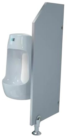 Urinal-Trennwand zur Wandmontage, für Schulen und öffentliche Toiletten, Toilettenteilung, Sichtschutz, einfache Installation (1 Stück)