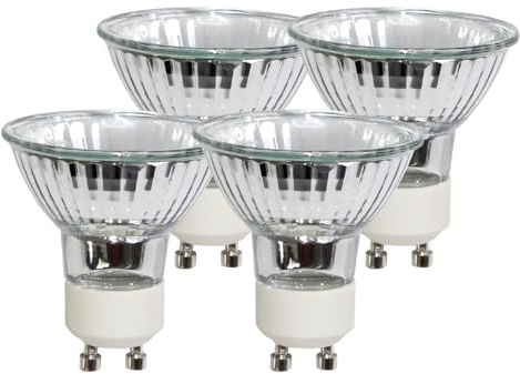 NCC-Licht 4x Eco Leuchtmittel Reflektor GU10 20W Warmweiß Dimmbar | Reflektor aus Glas, stufenlos dimmbar, Abstrahlwinkel 35° ideal für Akzent- und Spotbeleuchtung