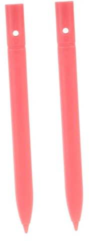 LOORGVEL 2pcs Pink Plastic Lcd Stylus Pen for Writing Tablet with Smooth Writing and Reusable Features Compatible with Touch Screen Devices for Entertainment