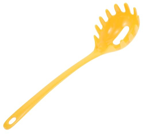 JOINPAYA Cucchiaio Scolapasta per Pasta e Spaghetti, Mestolo Colino da Cucina in Plastica Colorata Foro Drenaggio Rapido, Utensile da Cucina Ergonomico per Servire e Scolare Pasta e Zuppe