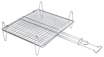 Sauvic Grille bombée pour la Viande ou Le Poisson de 40 x 45 cm
