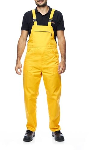 Mazalat Lange Latzhose mit Multifunktionstaschen Berufsbekleidung für Handwerker, Maurer, Dachdecker, Schreiner, Elektriker und viele andere | Hohe Qualität Made in EU