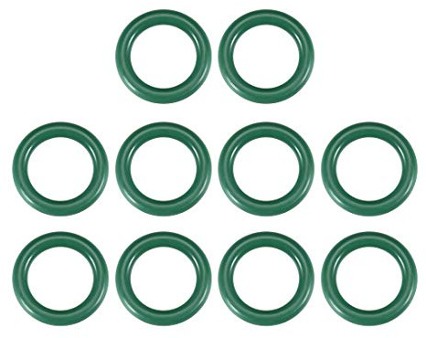 sourcing map 5 Dichtungsringe 79,2mmx84mmx2,4mm FKM O Ring Fluor Gummi Öl Säure Temperaturbeständigkeit Unterlegscheiben für Industerie Maschinen Auto Reparatur Pneumatik, Grün