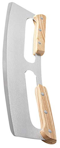 Yardwe Roulette à Découper En Acier Inoxydable Double Poignée Outil De Coupe Trancheuse Pour Pizzas Coupe-pizza Rotative