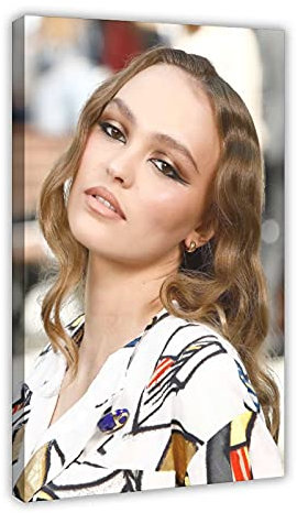 Actor Lily Rose Depp 44 Canvas Poster Wall Art Decor Print Picture Paintings for Living Room Bedroom Decoration 16x24inch(40x60cm) Frame: