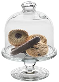 SWEET HOME Alzata dolci pasticceria in vetro con campana in vetro cod.AC00412LU cm 16h diam.12,5 by Varotto & Co.