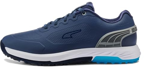 PUMA Alphacat Nitro golfsko för män, Puma Marinblå tyst skugghastighet blå, 44.5 EU