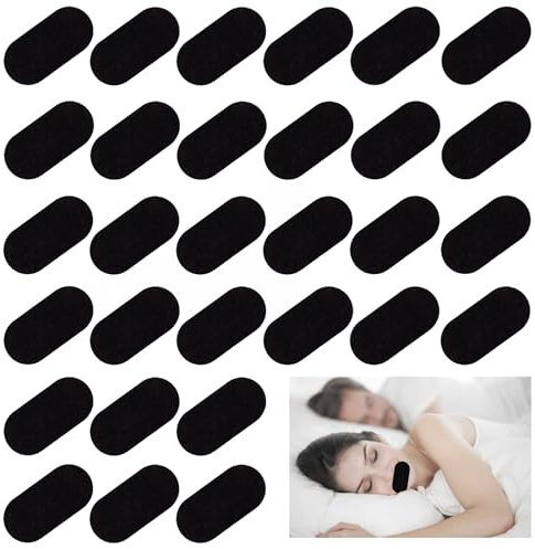 30 Pcs Sleep Strips Mouth Tape Tiras Bucales Antirronquidos Cintas Anti Ronquidos,Promueve la Respiración Nasal, para respirar mejor Dispositivo de ayuda para roncar
