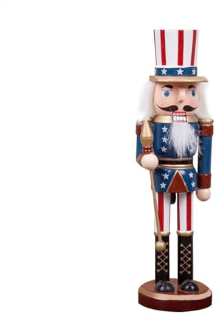 Figura de soldado cascanueces – Figura de soldado de diseño compacto, figura de larga duración | Figuras de cascanueces colgantes, decoraciones de árbol de Navidad, regalo para decoración