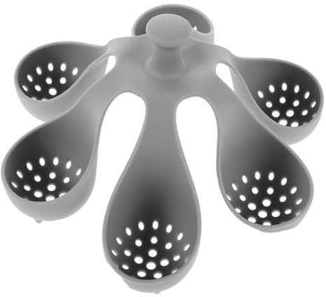 FONDOTIN Portauova Per Uova Sode in Silicone Resistente Alle Alte Temperature, Cestello Per Cottura a Vapore Compatto Per Cucina Domestica, Set Da 6 Pezzi Per Bollire e Organizzare Uova Facilmente