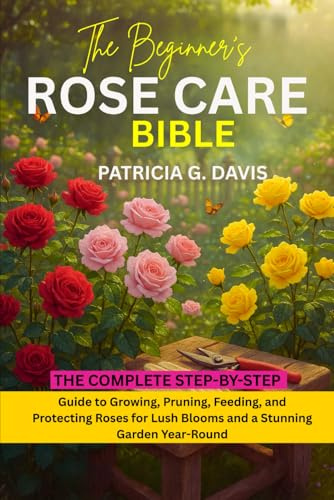 THE BEGINNER’S ROSE CARE BIBLE: The Complete Step-by-Step Guide to Growing, Pruning, Feeding, and Protecting Roses for Lush Blooms and a Stunning Garden Year-Round