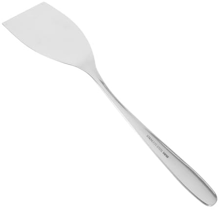Alipis Espátula de Cocina Pala Multiusos de Acero Inoxidable para Filetes Plateada, Cómoda al Tacto, Adecuado para Freír y Asar en Cocina Portátil