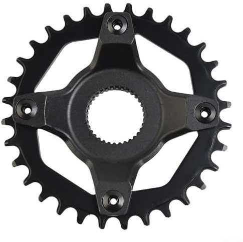 Gdfnmogo E-For Bike Kettenblatt Kurbelgarnitur 32-40T für M500 M510 Elektro für Fahrradteile, Stahl, 136-171mm Durchmesser, kompatibel mit M500/(32T)