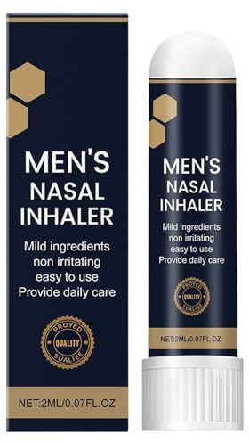 Nasal Inhaler for Men, Energy Boost Nose Stick, 1pc, Nasal Inhaler Pen, Nose Inhalation Tick, Refreshing Boost Design, for Husbands Boyfriends Fathers Travelers Gym Home Work