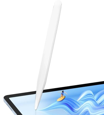 Bolígrafos para Pantalla táctil, Accesorio de Escritura Digital para tabletas, construcción de Metal con Punta de Goma Sensible, Herramienta de de Mano para bocetos, Desplazamiento y Control
