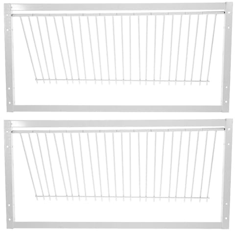 Garneck Puerta para Jaula de Palomas 50 Cm Reforzada 2 Piezas, Puerta de Entrada para Pájaros de Metal, Suministros para Palomar de Carreras y Salto, Accesorio Duradero para Jaulas