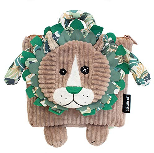 Les Déglingos 35019 Mini-Rucksack Jelekros der Löwe