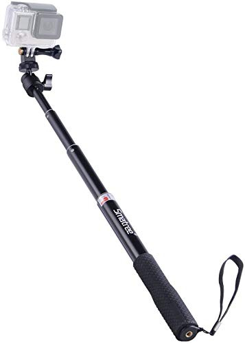 Smatree SmaPole Q1 ausziehbarer Stativ/Einbeinstativ für GoPro Hero 7/6/5/4/3+/3/2/1/Session/Osmo Action/für Kompaktkameras