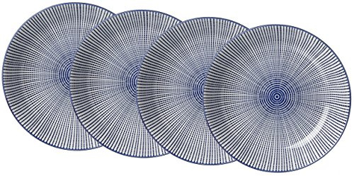 Ritzhoff & Breker sopptallriksset Royal Makoto, 4 delar, 20,5 cm diameter, porslinsskål, blåvit, 20,50 x 20,50 x 4,50 cm