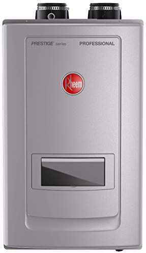 Rheem Prestige Condensing Tankless Gas Indoor Natural Gas Water Heater With Built-in Recirculation 11.0 GPM - RTGH-RH11DVLN