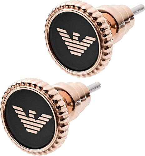 Emporio Armani Damen Ohrringe aus Edelstahl oder Halbedelsteinen mit Push-Back-Verschluss