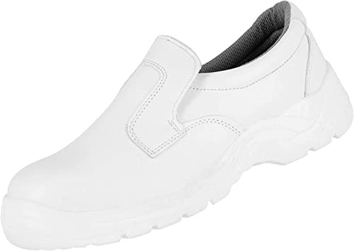 Nitras CLEAN Step I S2-arbetsskor – säkerhetsskor med stålmössa, - Vit - 45 EU