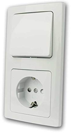 DELPHIInterruptor cruzado de 2 vías de puerta juego de 3 piezas blanco