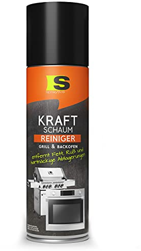 Spraytive 1 limpiador de 500 ml para barbacoa y horno – Spray de espuma fuerte – Fácil limpieza de bandejas de horno, parrilla, olla & Co – Limpiador para barbacoa sin calentar.