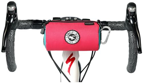 ULAC - Bolsa Manillar Bicicleta Coursier Pulse | Bolsita de Bici Portaobjetos | 1,1 L | 17cm x 9cm | Enganchar a Manillar | para Móvil, Bidón, Botella, Gafas, Candado, Herramientas, Luces, Llaves