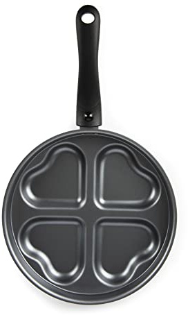 Excelsa Heart Padella con 4 Scompartimenti a forma di Cuore con manico removibile
