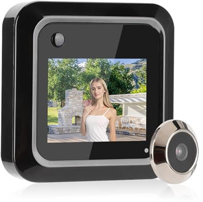 Sistema di Sicurezza Domestica, Spioncino Digitale per Porta, Display LCD TFT a Risparmio di Tempo Telecamera Grandangolare 140 ° Registrazione di Foto Alberghi Fabbrica per Case Uffici