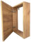 Cache Tableau électrique, Coffret électrique, Cache Compteur électrique, Coffret d'habillage Tableau électrique (Petit, Bois)