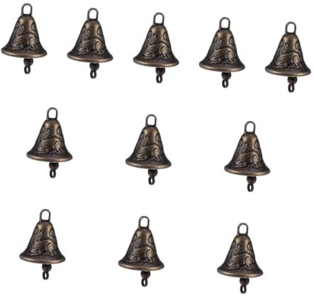 TOPBATHY 121 STK Türklingel Glöckchen zum Basteln metallglocken dekor Kuh Weihnachtsgirlande antike Glocke alte Glocke chinesischer Stil Handglocke Hundeglocke Schmuck Retro-Glocke