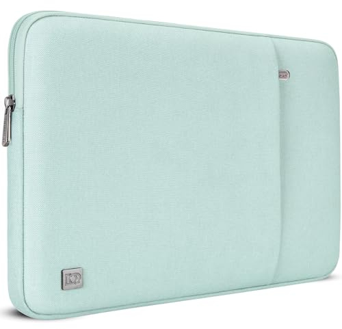 DOMISO Laptop Tasche 16 Zoll Laptoptasche Laptop Hülle für MacBook Pro 16 M4 M3 M2 M1 Pro/Max,ASUS Vivobook 16,Lenovo Thinkbook Ideapad Dell HP Wasserdicht Stoßfestes Schutzhülle,Mint Grün