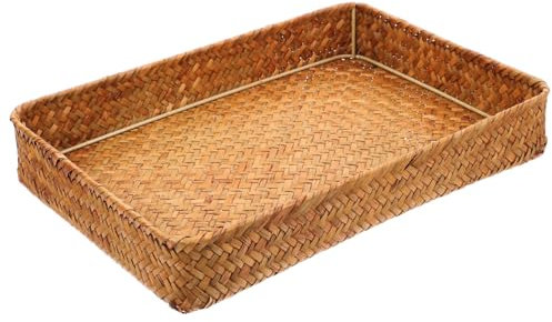 LABRIMP Plato Para Frutas y Pan Cesta De Almacenamiento Cocina Diseño Rústico y Práctico