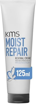 KMS MoistRepair Revival Creme, 125 ml, verbesserte Formel, Feuchtigkeit und Handhabbarkeit, mit upgecycelter Kaktusfeige, vegane Formel