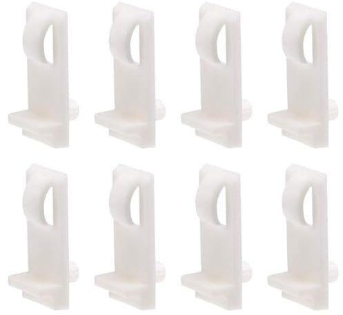 Plastic Shelf Support Pegs,5.3mm Shelf -Locking,Cabinet Shelf Clips,Shelf Bracket Peg,for Kitchen Furniture Book Shelves Supplies,20pcs