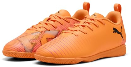 Puma Future 8 Play It JrSoccer - Tenis Unisex para niños, Heat Fire Puma Black Ravish, 36 EU