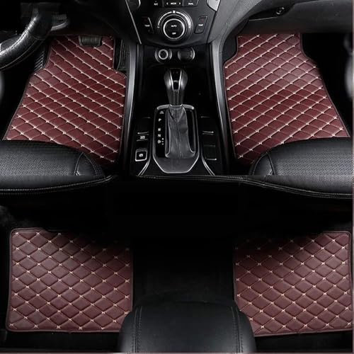 WSXCDE 4 Stück Auto-Fussmatten, für Opel Corsa F 2020-2024 Wasserfest Antirutsch Allwetterschutz Auto Teppich Innenraum, Vorne und Hinten Automatten Set,C
